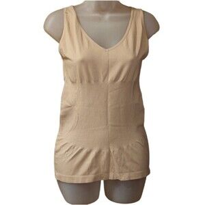 Skinnygirl Nude Tank Shaper Waist Slimmer XL Tummy Control Shapewear